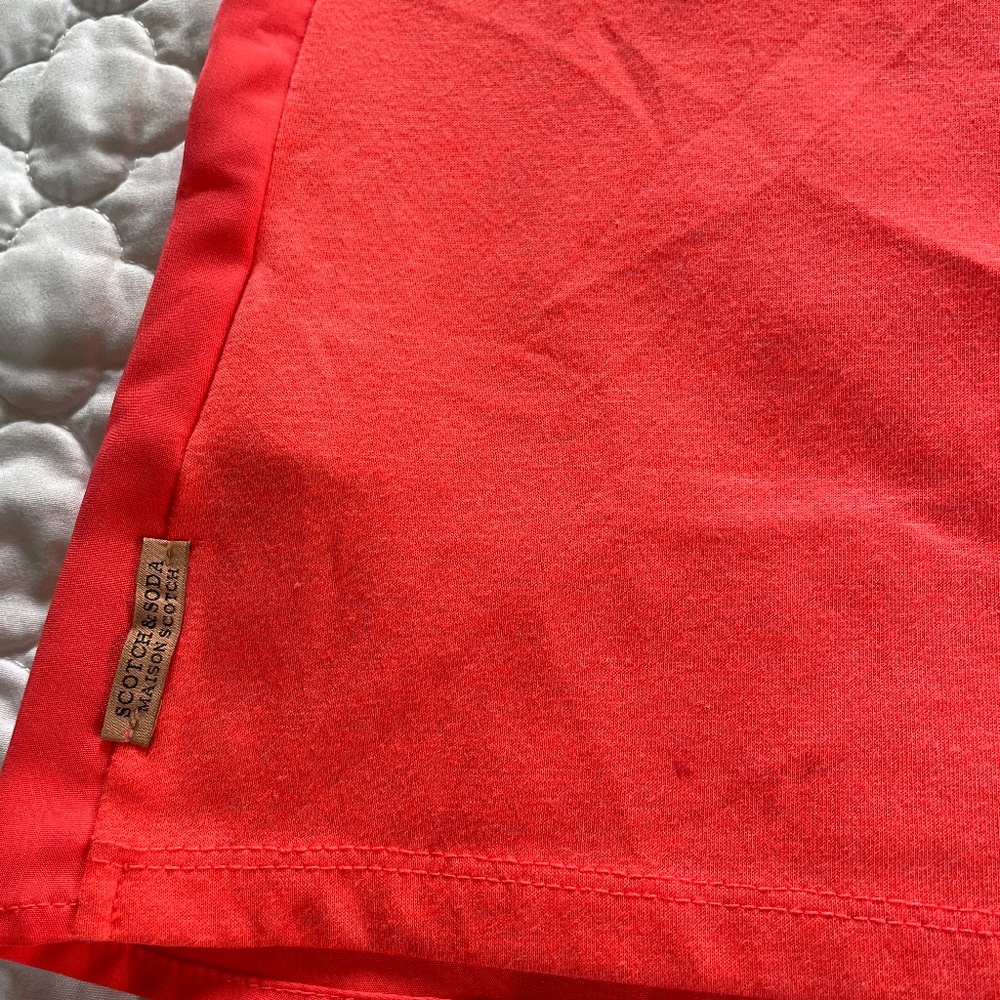 Scotch‎ & Soda Maison Scotch Woven Front Jersey Back Camisole Size Small - Picture 3 of 5